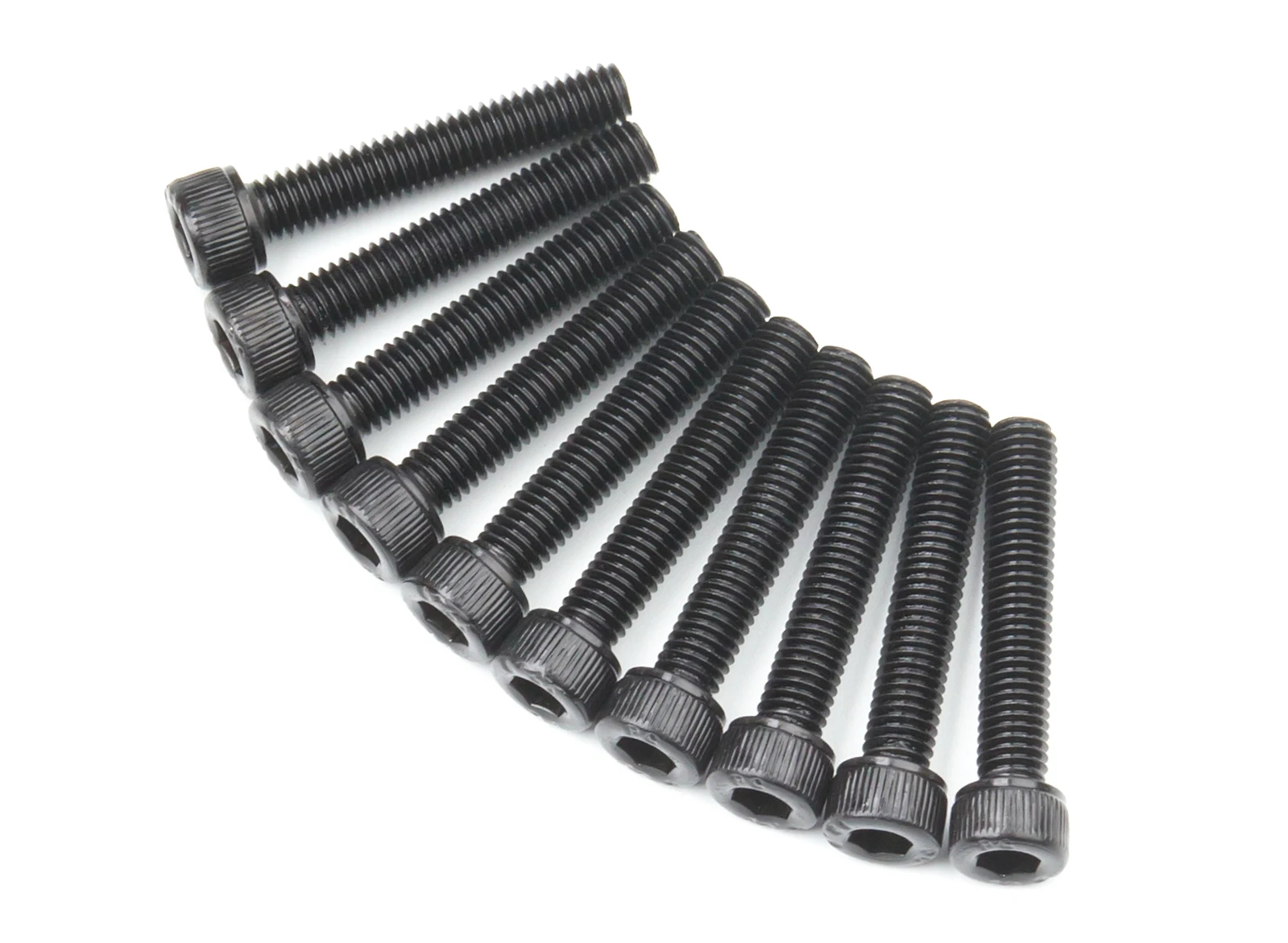 Screw Socket Head Hex M5 x 28mm Machine Steel Black (10pcs)