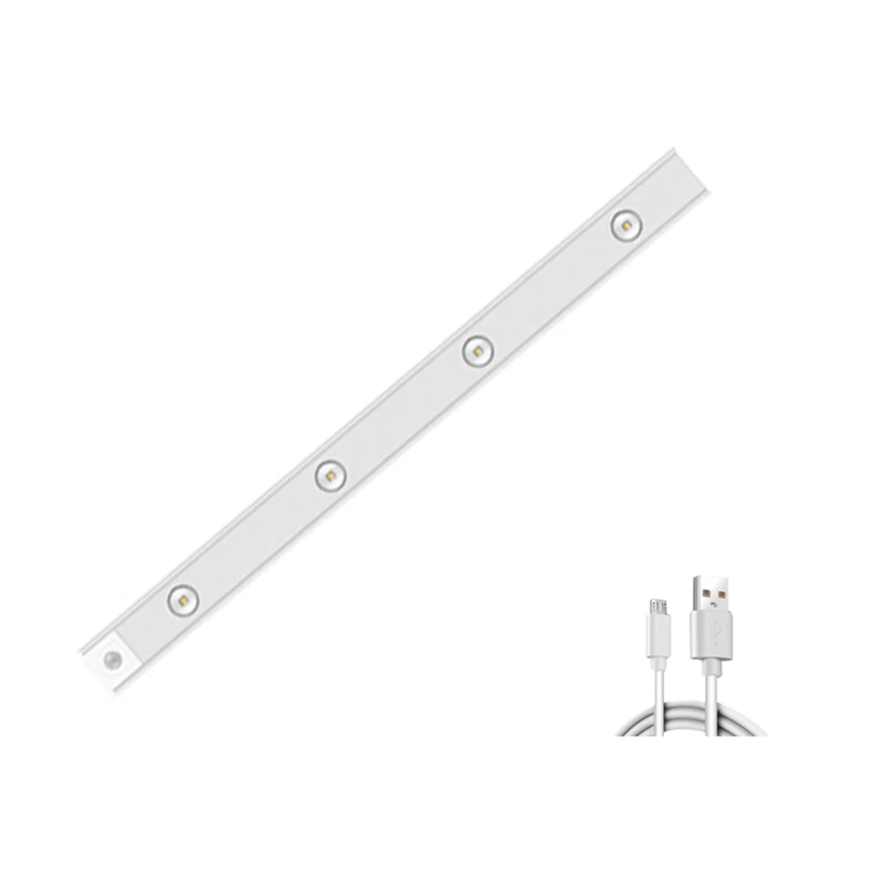 LED Cabinet Light Motion Sensor Dimmable USB Charging Human Body Induction For Bedroom Entrance