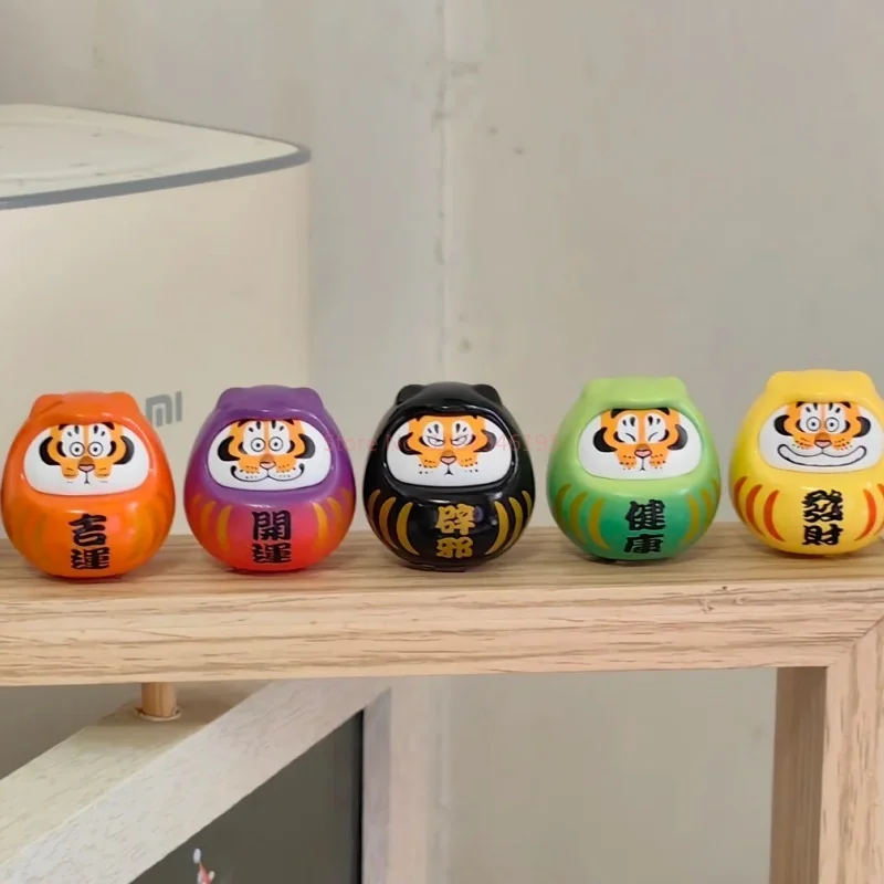 Original Anime I Am Not Fat Tiger Series Fortune Tiger Attracts Wealth Series Blind Box Mystery Dolls Gift Action Figure Toys