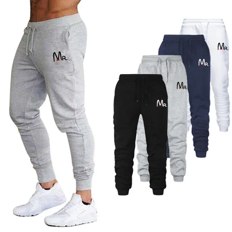 Mens Tracksuit Trousers Printing Versatile Simplicity Jogging Casual Pants Fitness High Quality Hot Sales Comfortable Sweatpants