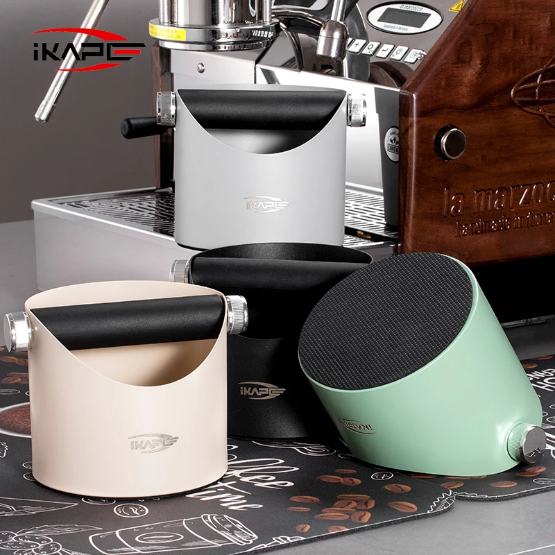 

IKAPE Coffee Knock Box For Delonghi Breville Espresso Grounds Container Professional Espresso Tools Home Barista Accessories