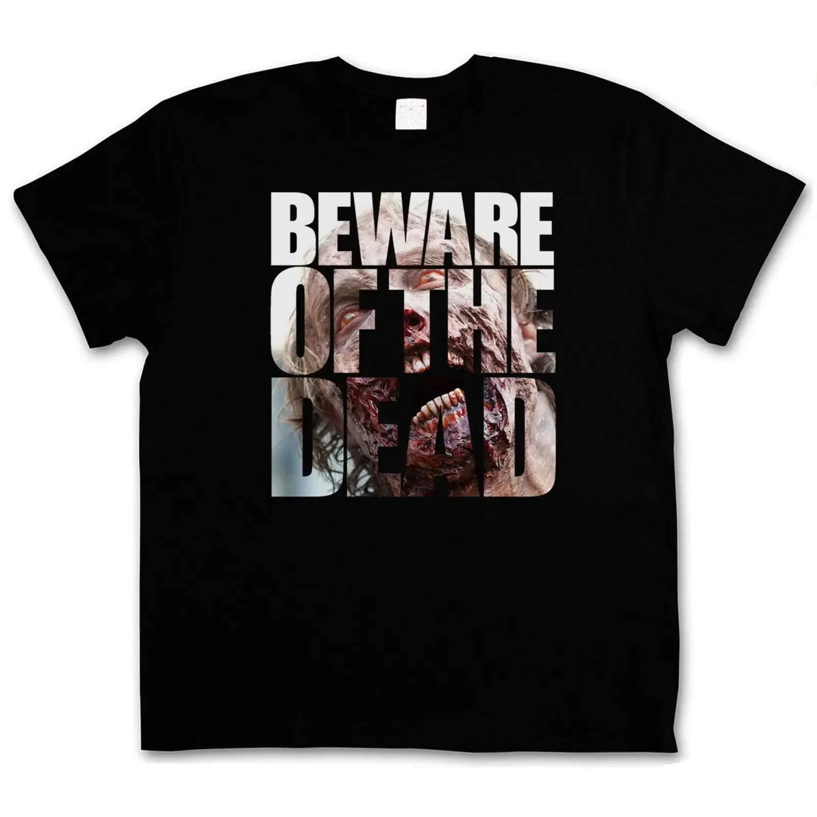 BEWARE OF THE DEAD T SHIRT Zombie Walking Walkers Daryl Dixon vintage Washed fashion homme designer clothes Comfortable