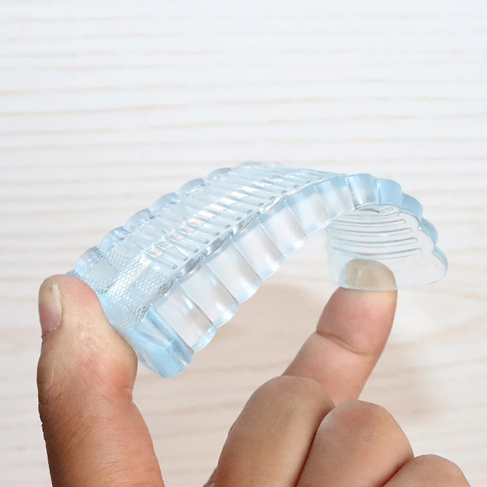 Silikon-Türstopper, wiederverwendbar, stoßdämpfend, Blockkeil, Türstopper, Türgriffstopper, Haustür, Antikollisionsstopper