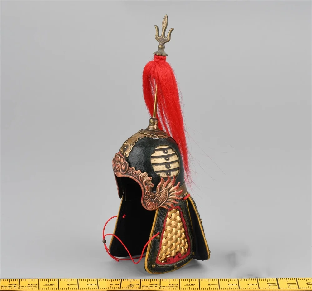 1/6 KLG KLG-R030B سلالة مينغ Koxinga الملك ذكر الجندي دمية خوذة درع تلسكوب اللعب نموذج ل 12 "دمية الشكل جمع DIY بها بنفسك