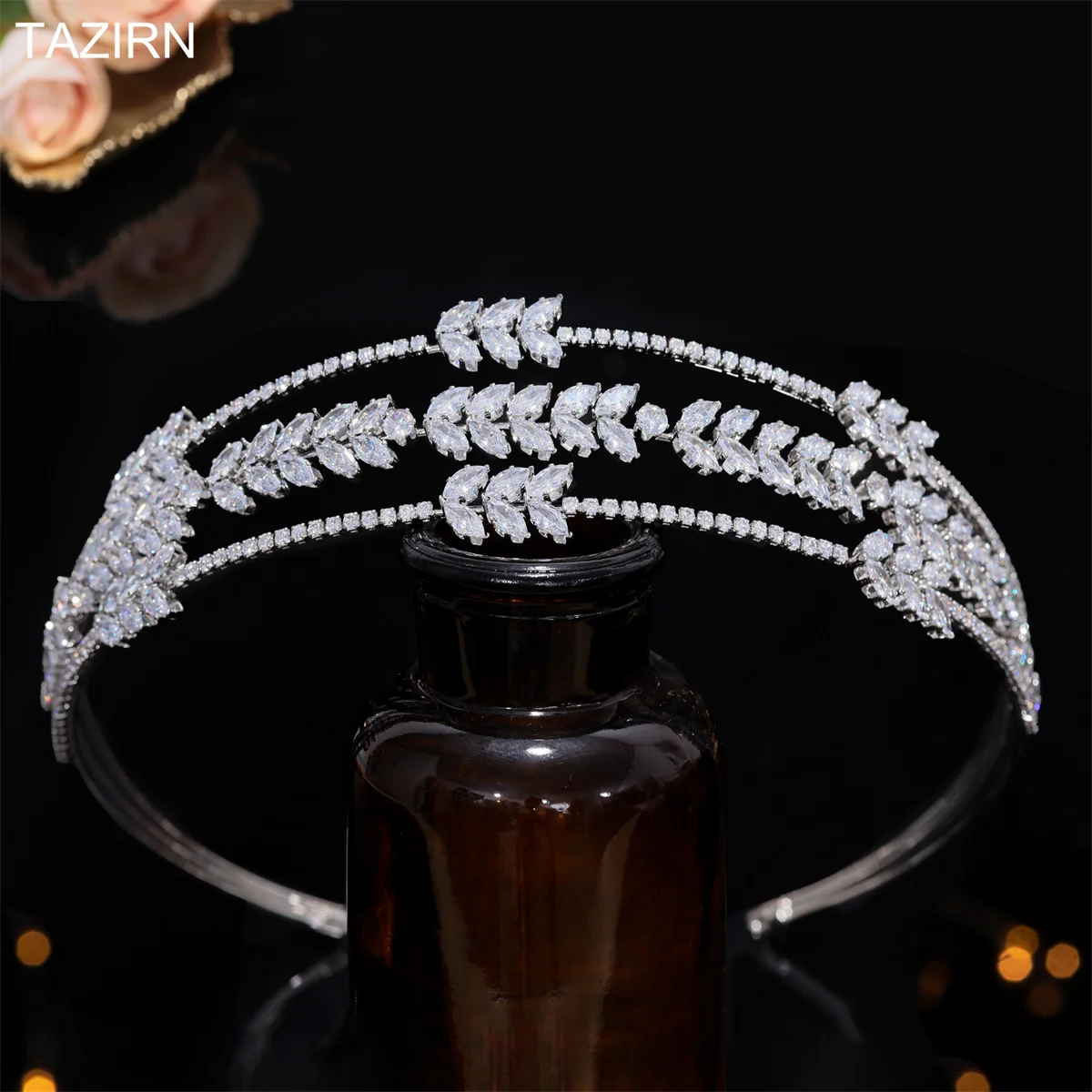 Trendy Tiaras CZ Crowns For Women Wedding Jewelry Accessories Bridal Bride Hair Diadem Zircon Queen Birthday Party Headwear