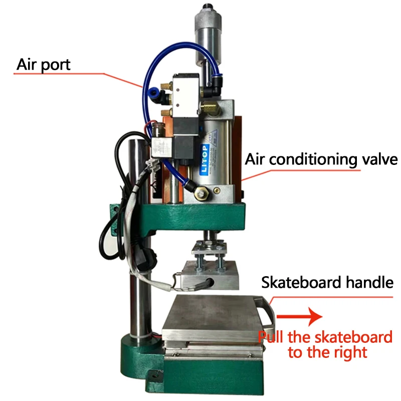 10x13 cm Professionele Gouden Lederen Logo Reliëf Folie Hot Stamping Machine Warmte Embossing Machine Foliedruk afdrukken