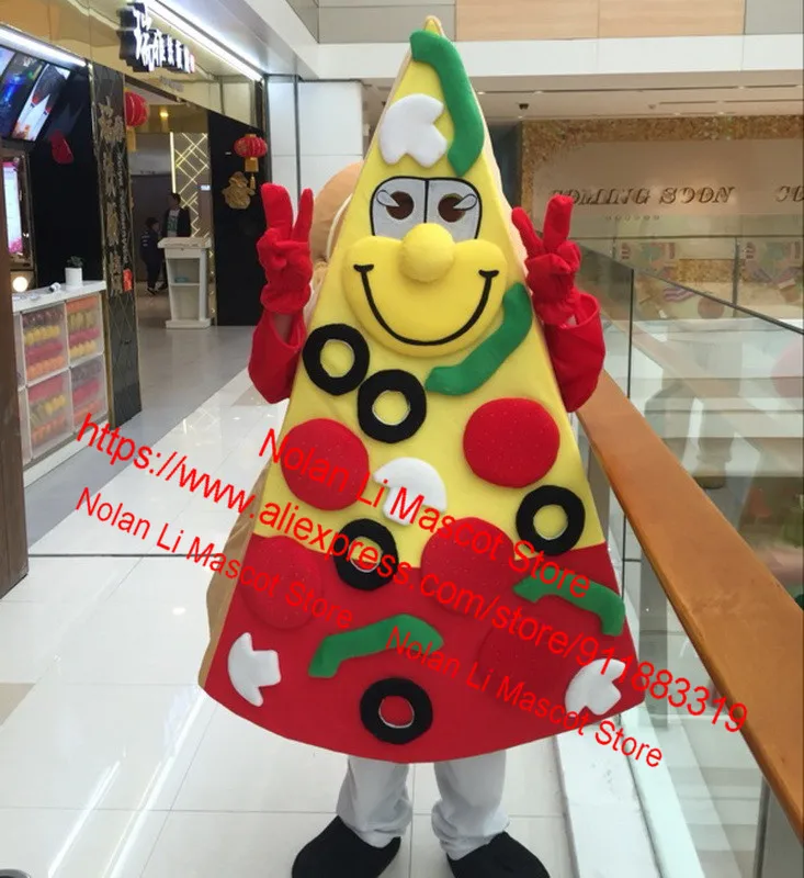 Factory Outlet Adult Size EVA Material 3 Style Pizza Mascot Costume Cartoon Set Birthday Party Cosplay Masquerade 994