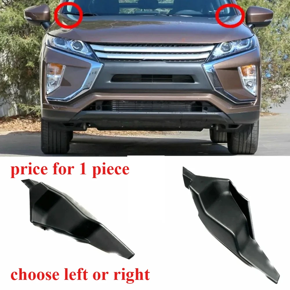 1 Pcs Front Windows Sreen Water Deflector Deck Plate for Eclipse Cross 2017-2019 GK00 7405A883 Windshield Wiper Cowl Side Trim