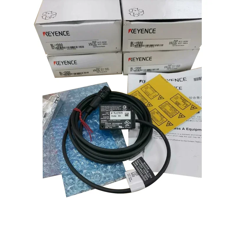 Keyence BL-1300 Sensor Laser Interruptor Fotoelétrico Digital Pequeno Leitor de Código de Barras Padrão