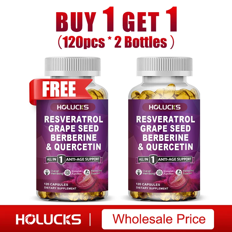 

Premium Resveratrol Supplement, Boost NAD Level, Aging Defense, Cellular Repair, Strength Energy, Immune & Metabolic Support