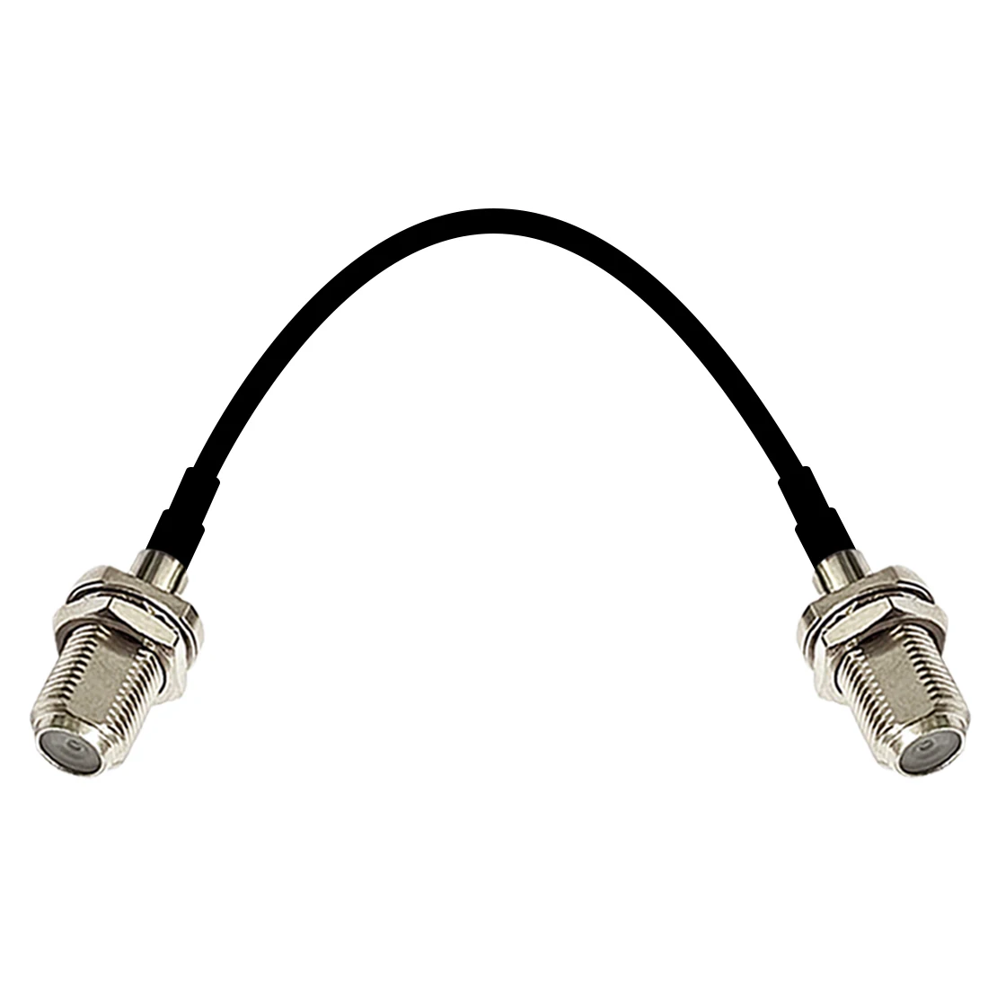 1PC New DVB-T TV Plug Jack To F Type Male Female Connector Pigtail Cable Adapter RG174 15cm for TV Radio