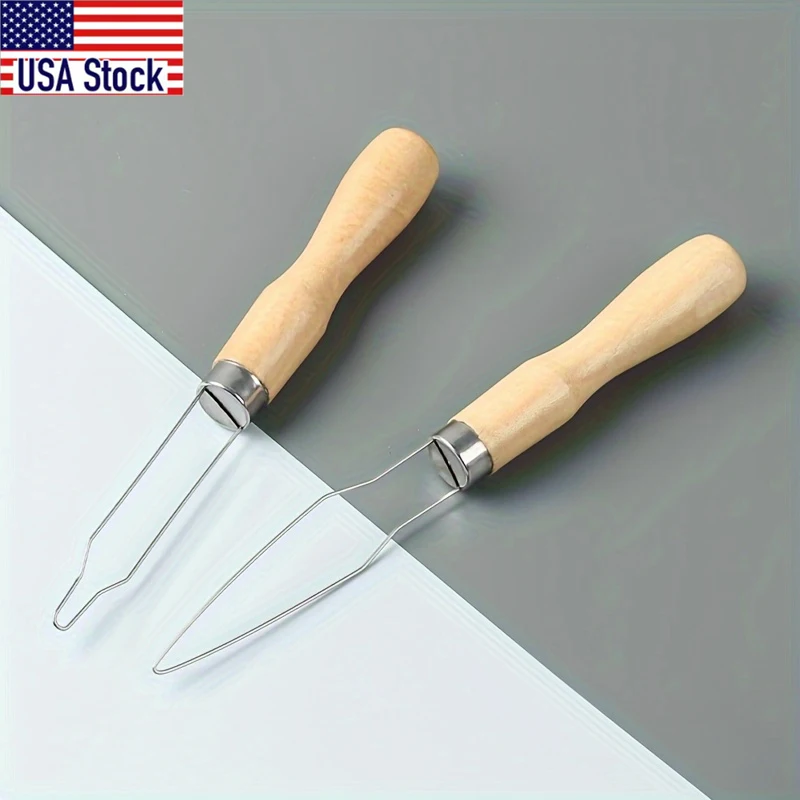 2Pc/Set Lightweight Grip Button Hook Helper - Easy Shirt and Jean Buttoner Aid Tool for Dressing Assistance