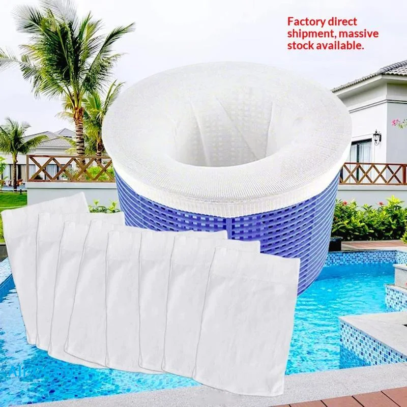 【C】10Pcs Pool Skimmer Socks With Fine Mesh Durable Reusable Fabric For Inground Above Ground Pools Catch Leaves Debris