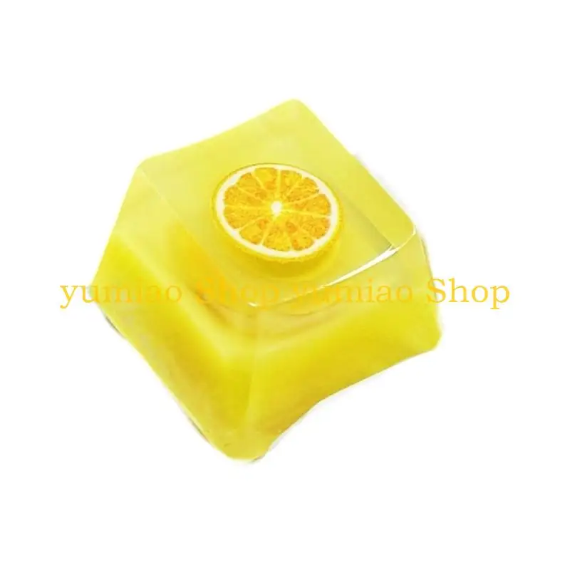 587B Strawberry Jelly Fruit Keycaps Crossed shaft Mount with Backlits Resin Keycaps