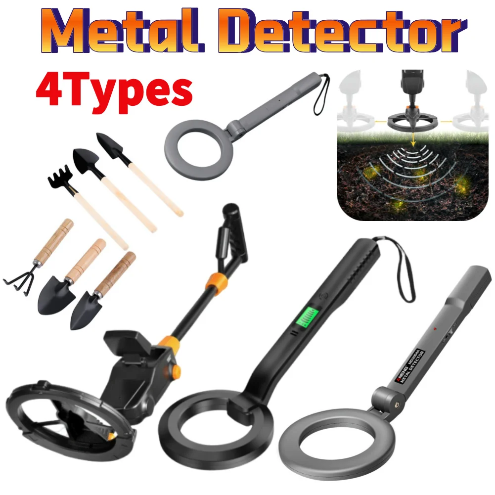 MD1008A Underground Metal Detector  Silver Jewelry Treasure Search Finders Sensitive Search Coil Metal Detector For Children