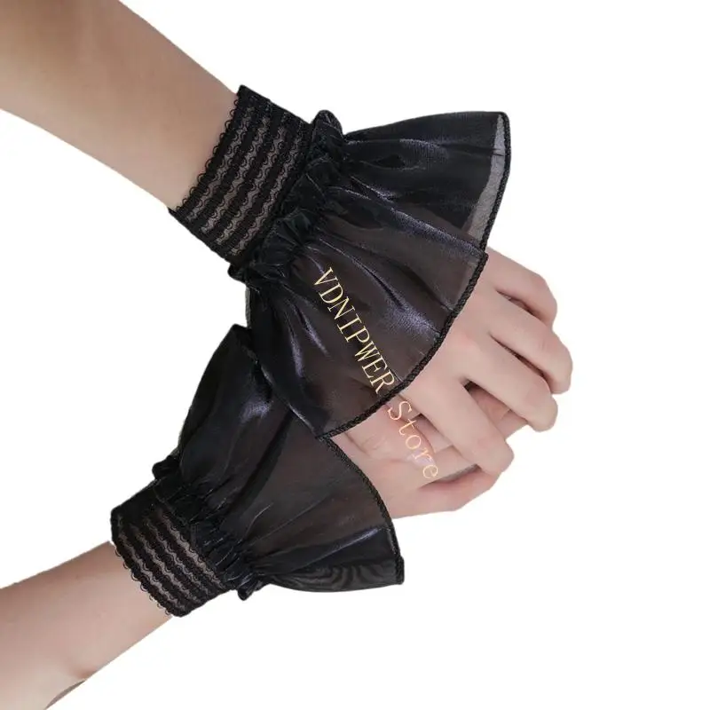ข้อมือข้อมือยืดข้อมือ 1 แพร์เลเยอร์แขนเสื้อแขนเสื้อยืดหลายสี D08E