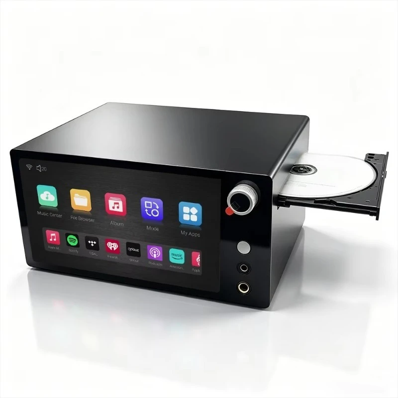 2026 new high quality audio CD player DMP25 Android high fidelity music streaming 8 inch high definition display