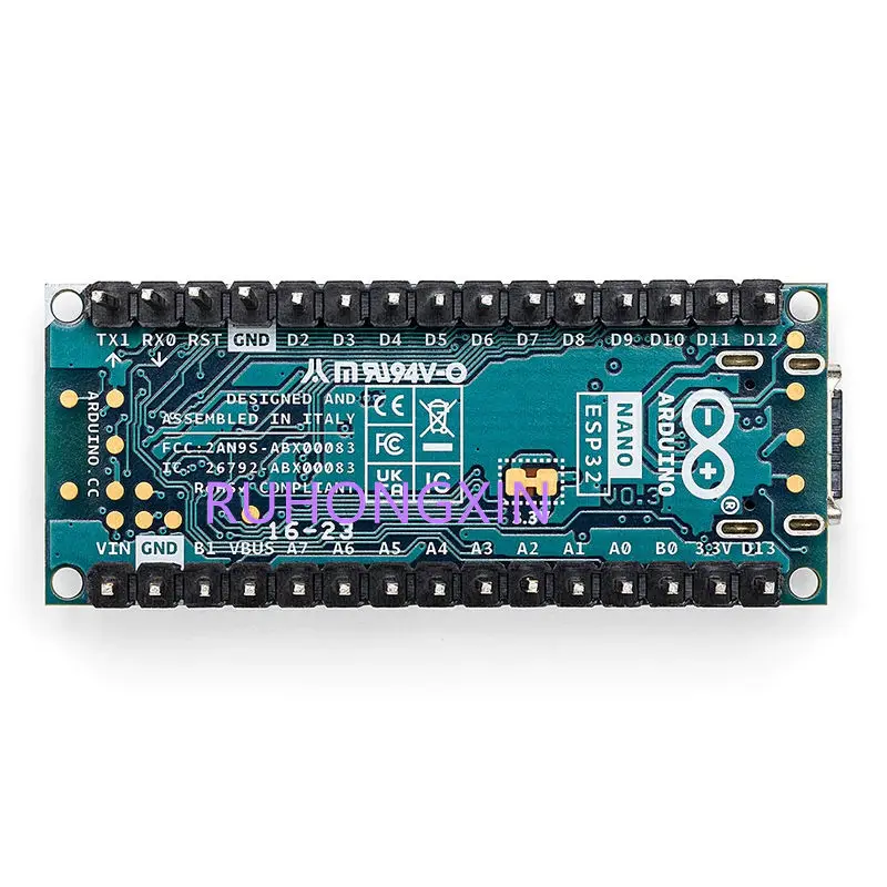 Imagem -03 - Arduino Nano Development Board Esp32 com Cabeçalhos Abx00083 Nordic W106 Esp32-s3