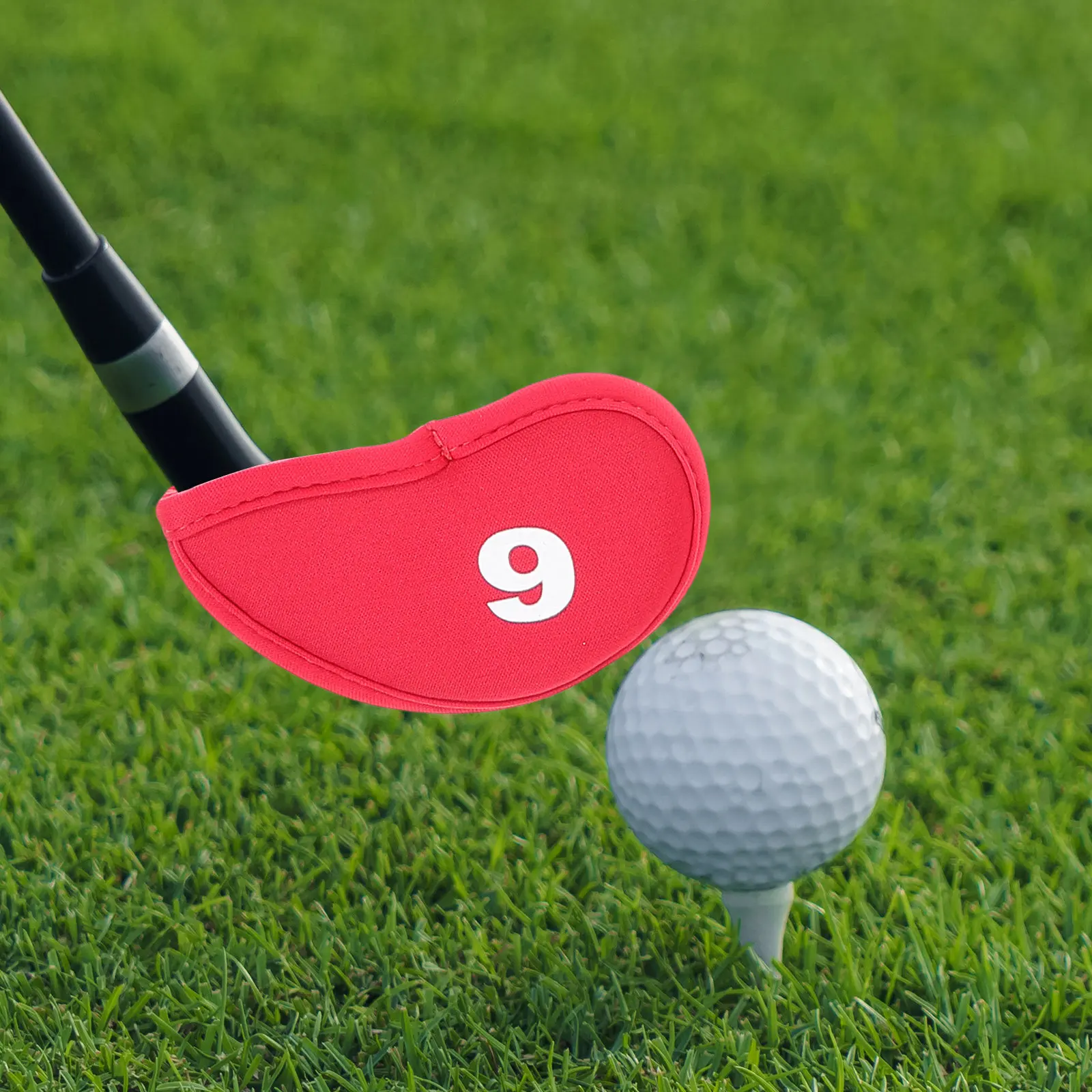 

10 шт. портативных тканевых защитных чехлов для головок клюшек для гольфа, подходят для клюшек типа Mallet, аксессуары для гольфа