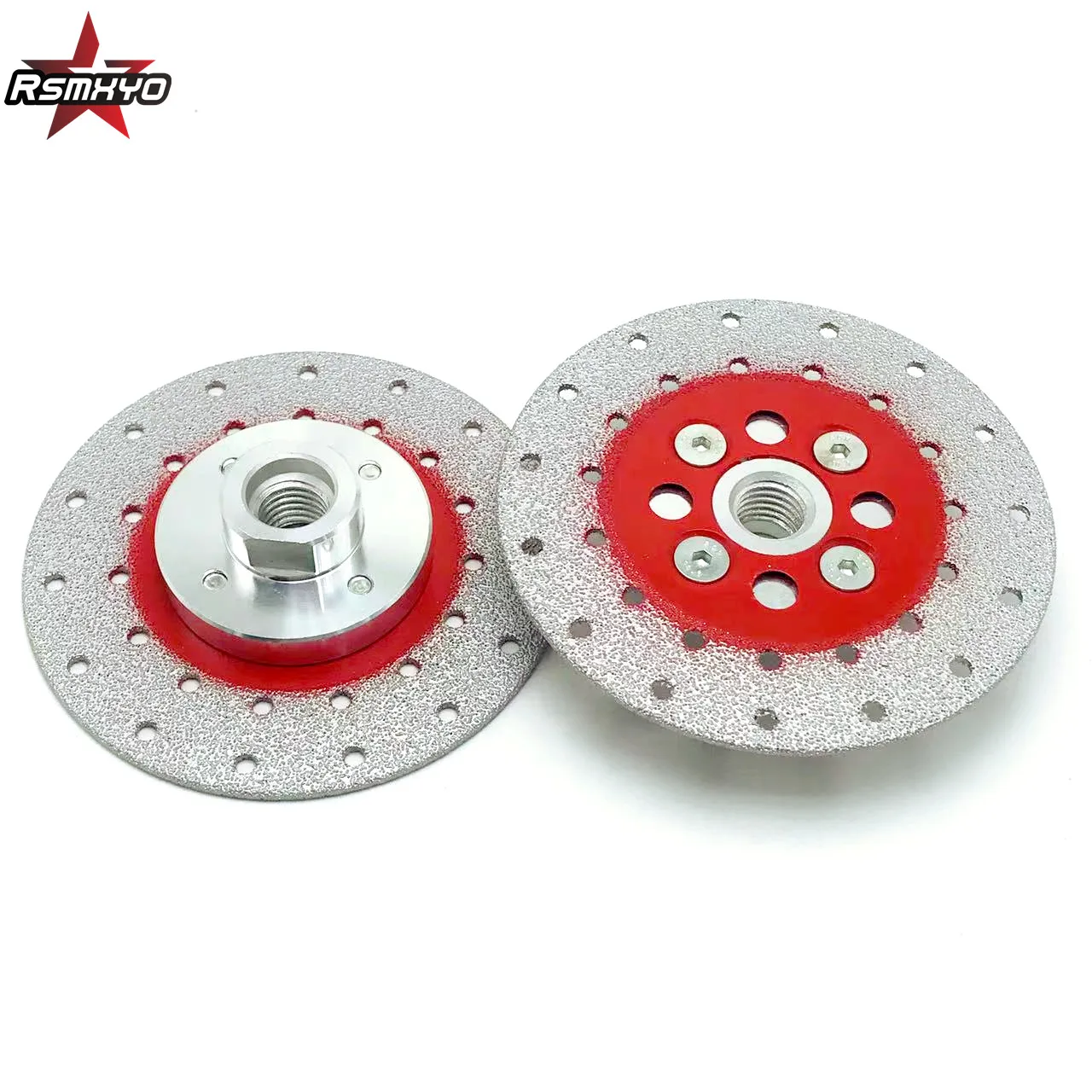 1-3PCS M14Brazed Diamond Double Sided Coated Grinding Disc Saw Blade For Marble Concrete Ceramic Tile Angle Grinder Cutting Whee