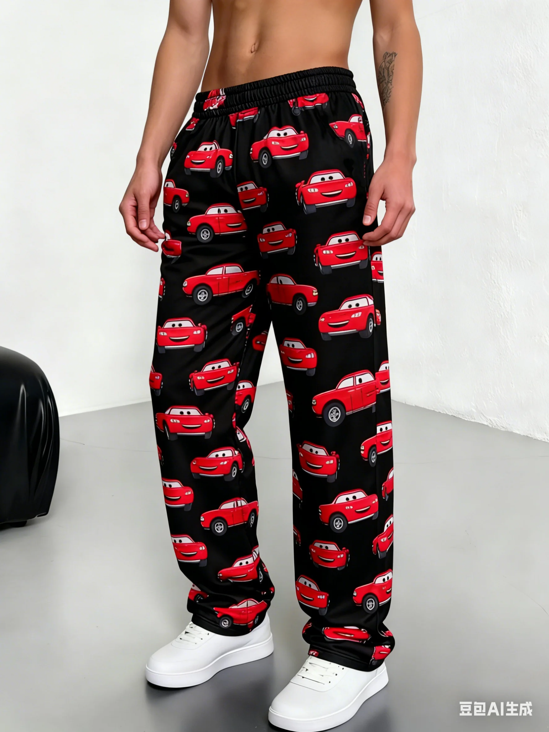 

Lightning Mcqueen Kids Pants Fashion Casual Men's Autumn Winter Sweatpants Wide-leg Pants Family Outerwear Trousers Casual