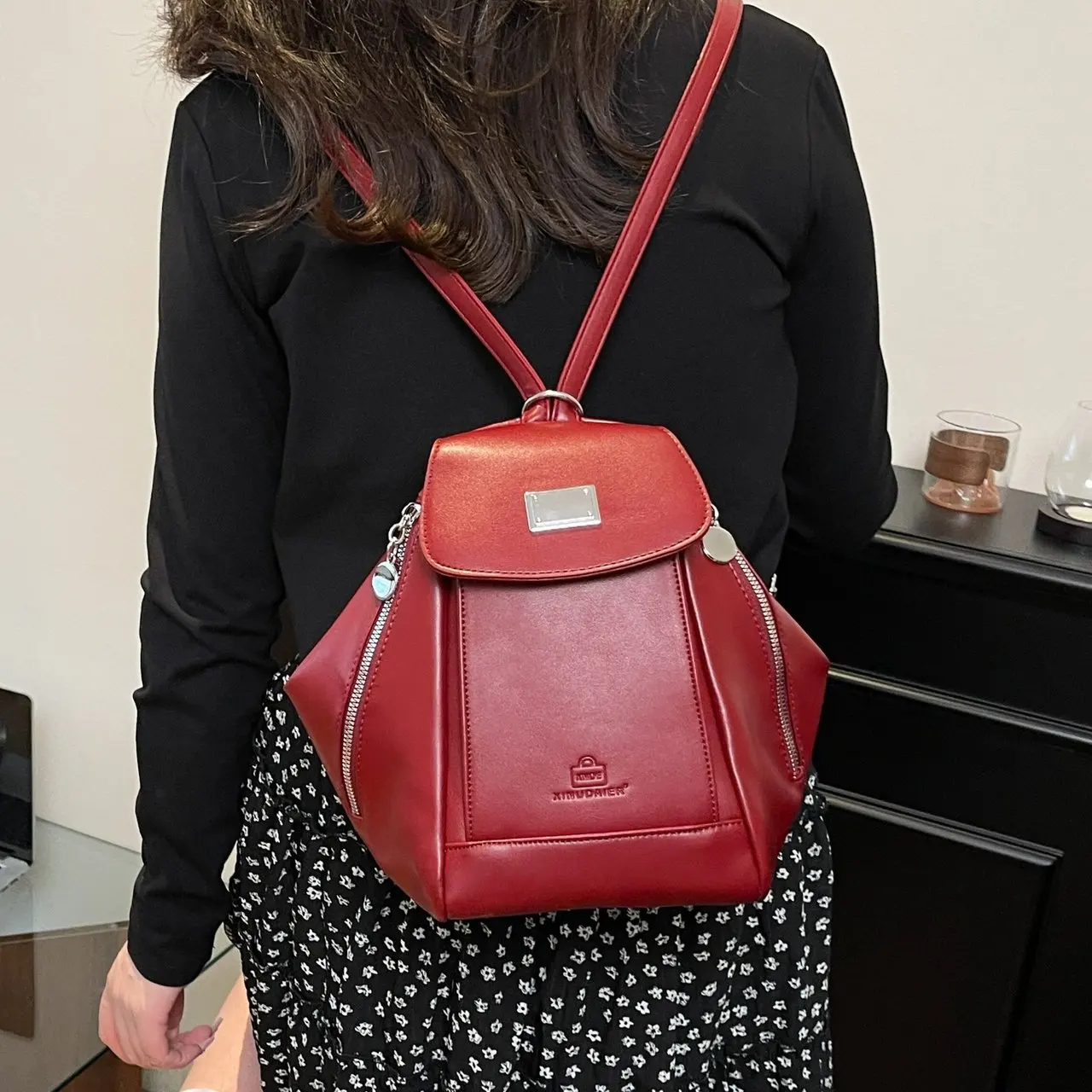 

Casual women's PU new travel bag shoulder bag backpack mochila ita bag рюкзак школьный 백팩 bags for woman