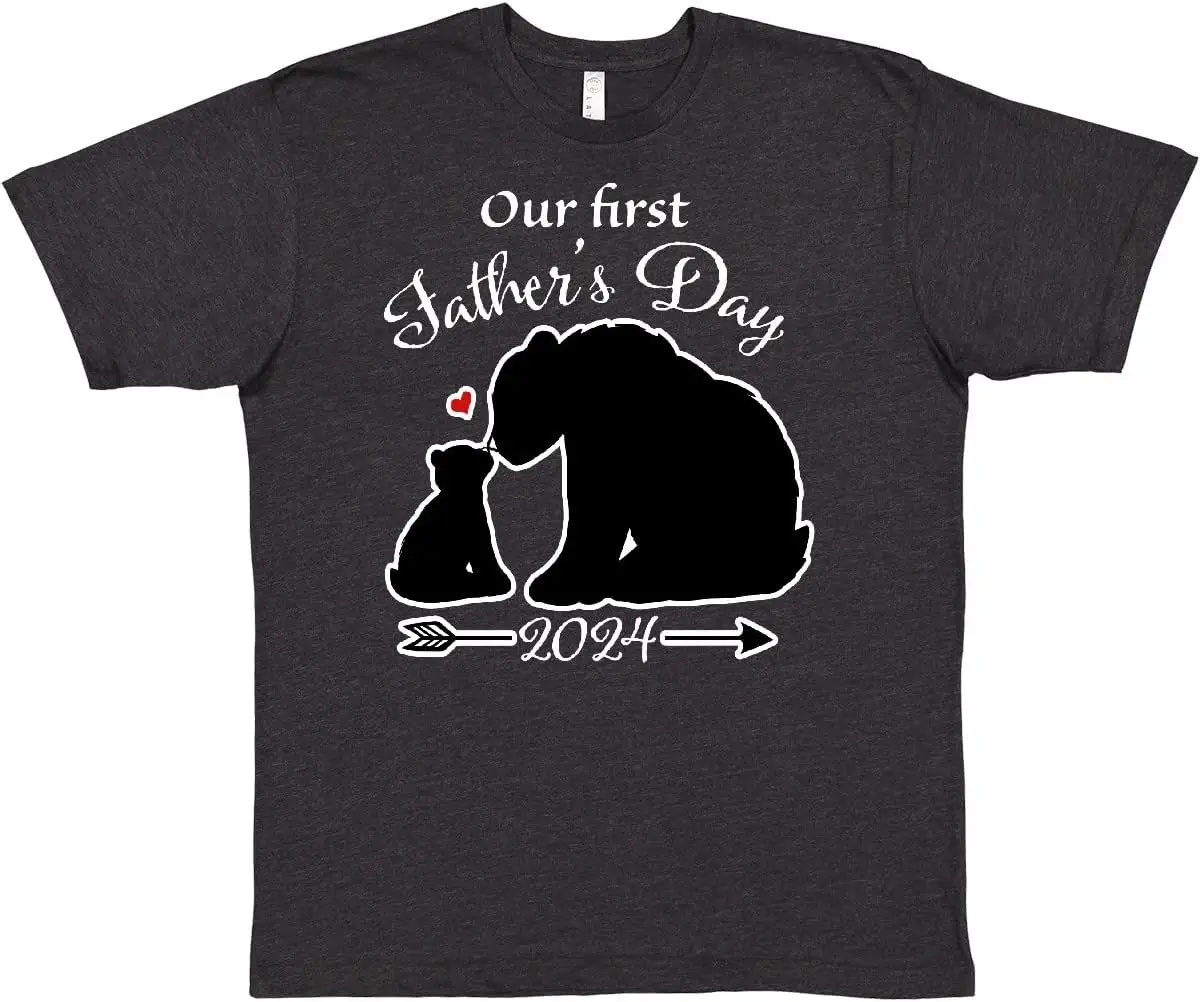 

inktastic Bears Our First Father's Day 2024 - Bear Silhouette T-Shirt