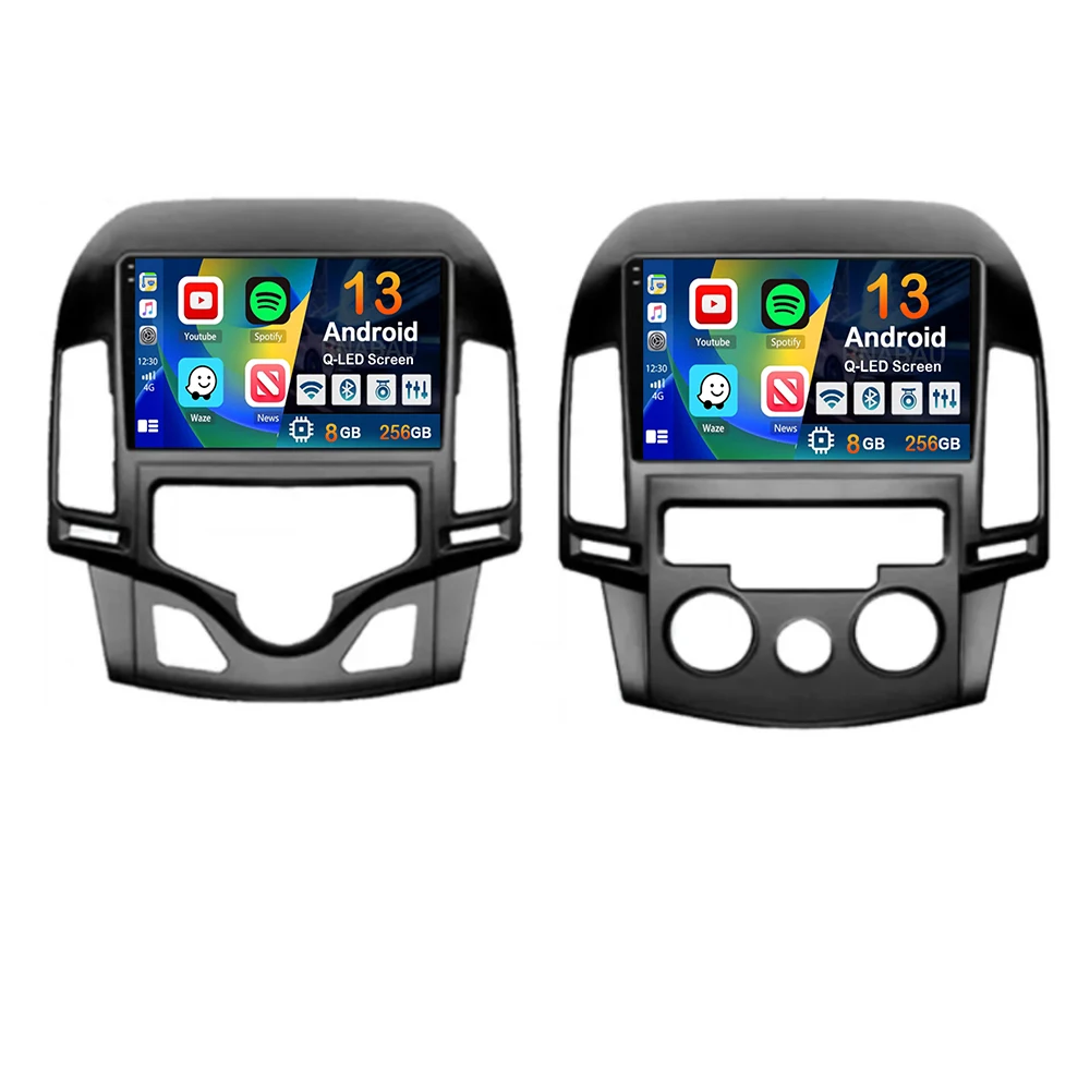 Android 16 Autoradio für Hyundai i30 1 FD 2006-2011 2K QLED Android Multimedia Videoplayer GPS Stereo CarPlay 4G Head Unit