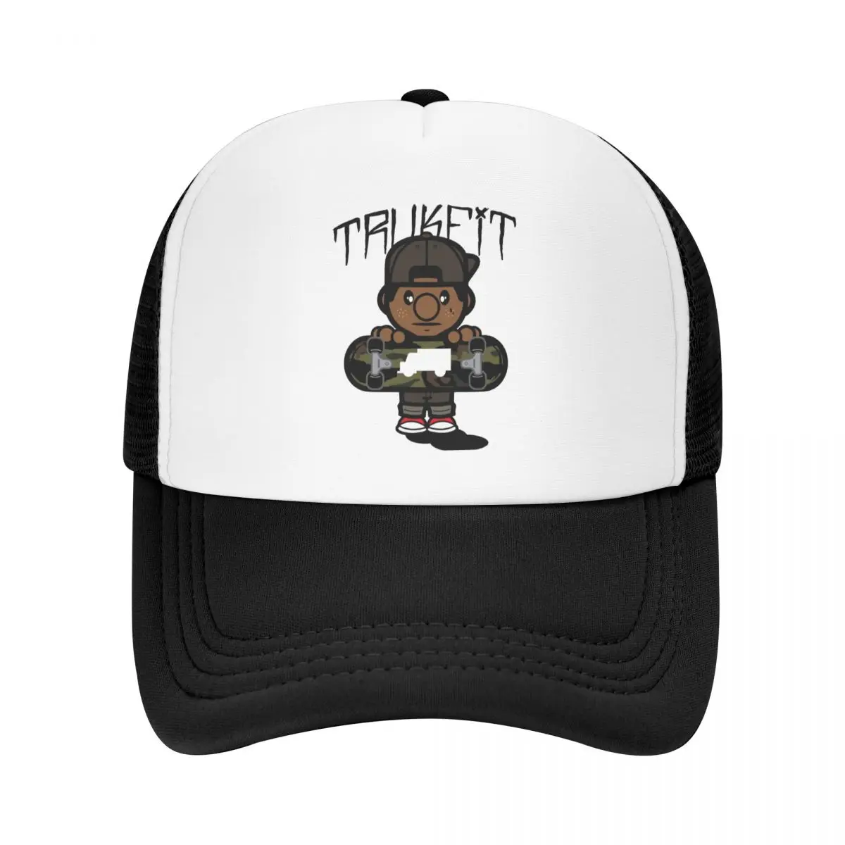 Breathable Cooling Trukfit Lil Wayne Rapper Mesh Baseball Caps Unisex Cool Hip Hop Adjustable Foam Trucker Hats For Casual Wear