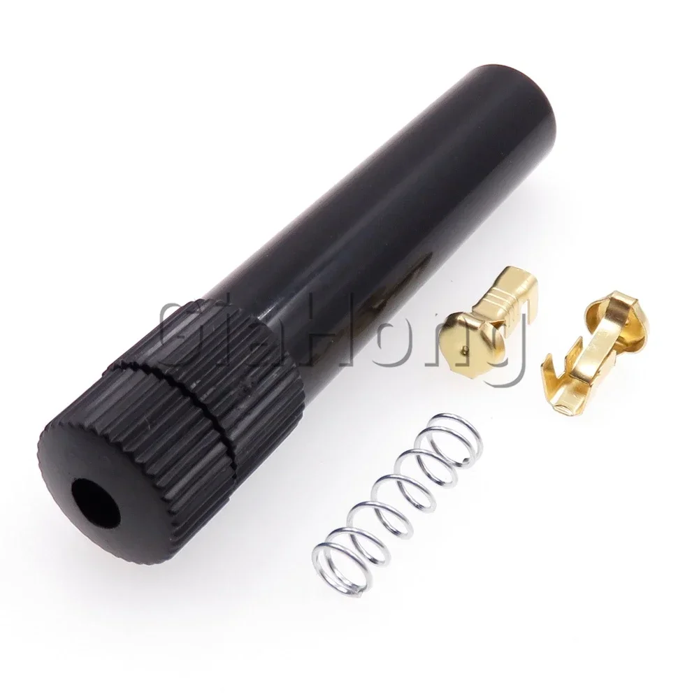 1 Set BX3014 AC Assembly Black Fuse Holder With Spring And Terminal High Temperature Resistance Screw Type Glass Fuses Box