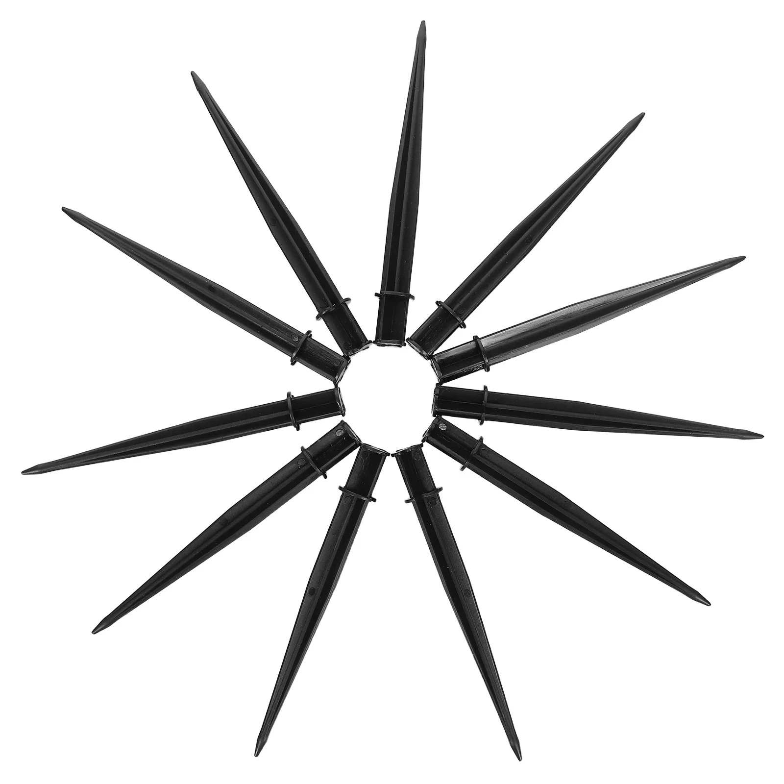 

10Pack Garden Light Stakes Plastic Replacement Stakes for Solar Outdoor Pathway Yard Lawn Light Holders Durable Landscape
