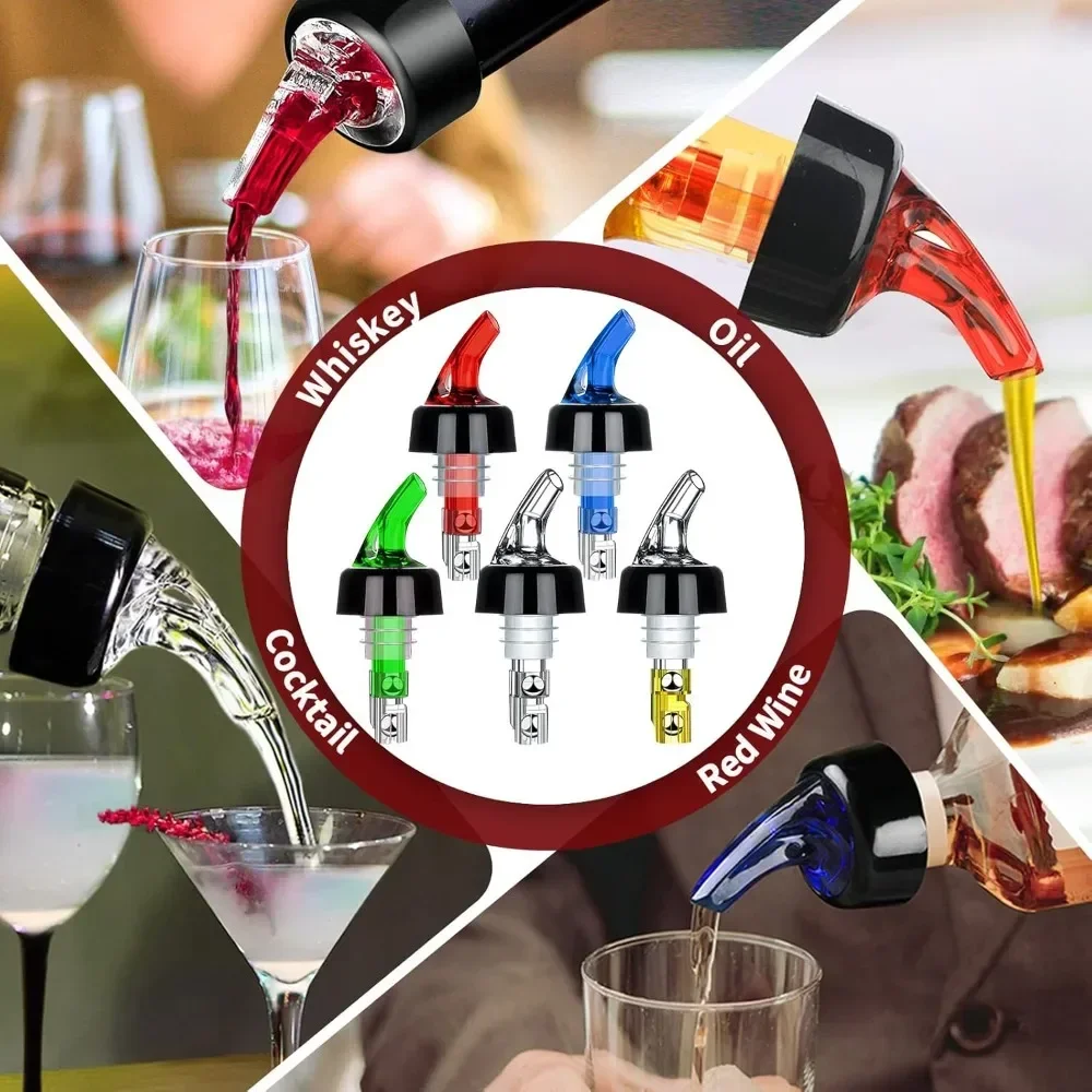 1oz/45ML portátil de disparo rápido medida de espíritu vertedor de medición bebidas vino dispensador de cóctel herramientas de Bar tapón de boquilla de botella