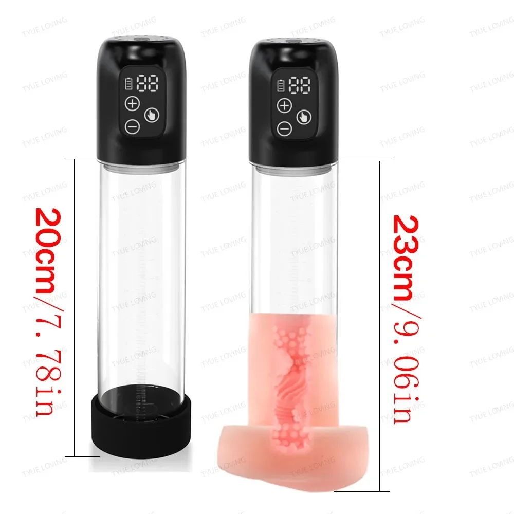 Men's Electric Vacuum Penis Pump - Boost Size, Enhance Sexual Health, Safe Device for Male Masturbation and Improved Experiences - Image 6
