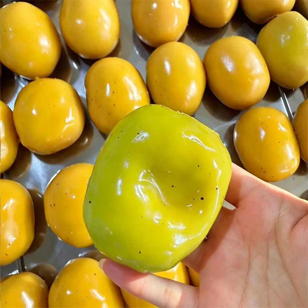Handmade Crispy Mango Stress Ball Squeeze Toy Color-Changing Mango Squishy Fidget Ball ASMR Sensory Stress Relief Toy ﻿