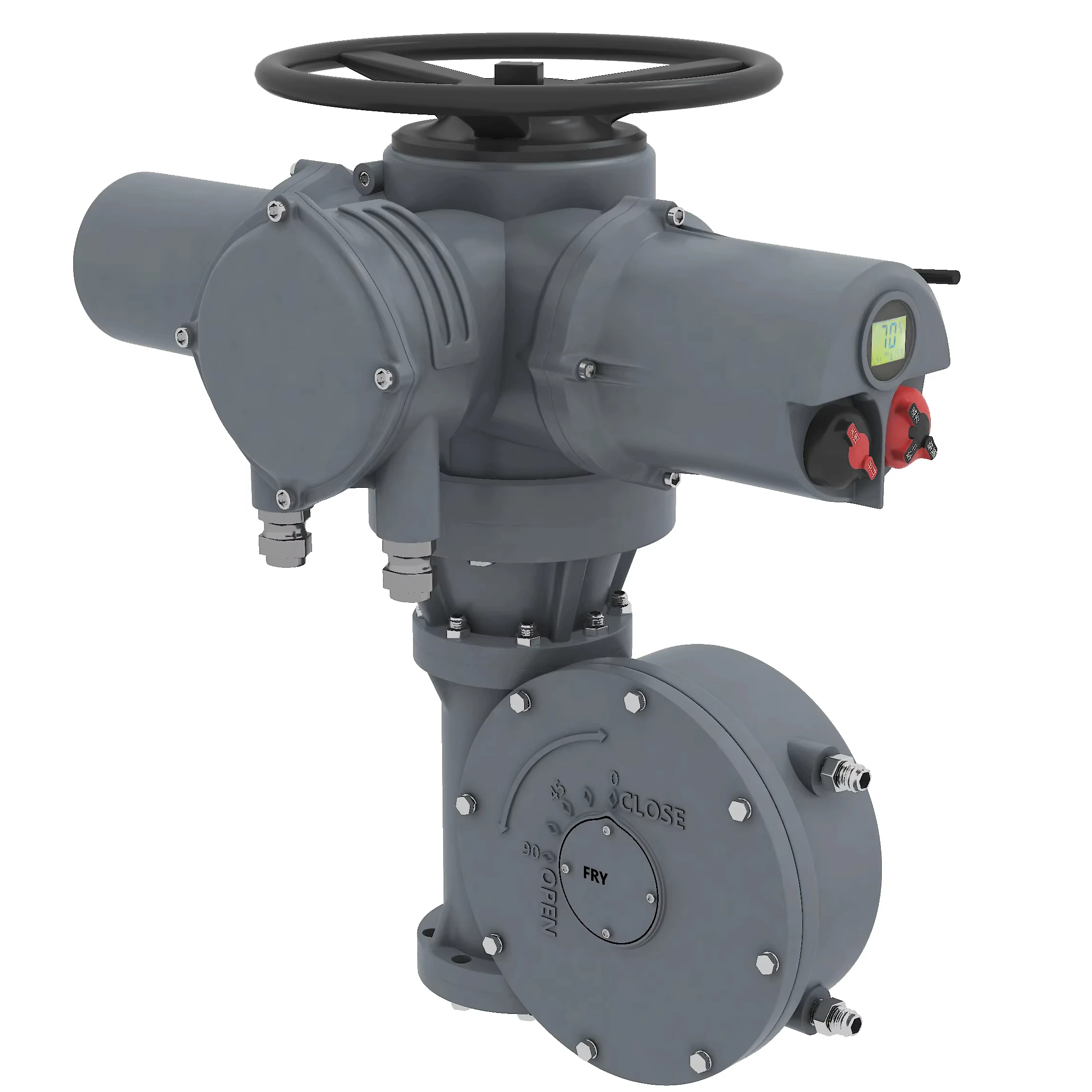 

Quarter-Turn Gearbox Electric Actuator 90-degree Intelligent Modulating Electric Actuator