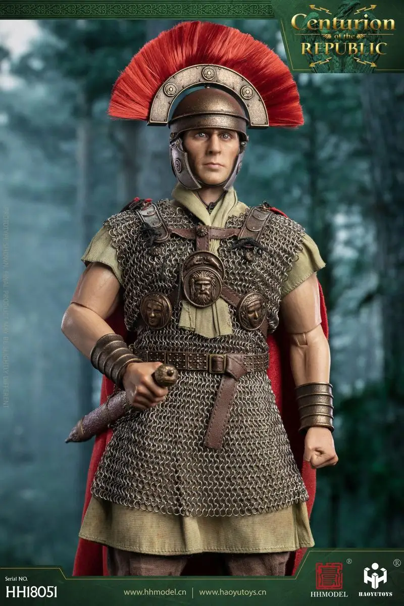 HHMODEL & HAOYUTOYS HH18051 1/6  Collectible Imperial Thirteen Legion Centurion 12“ Male Solider Action Figure Full Set Model