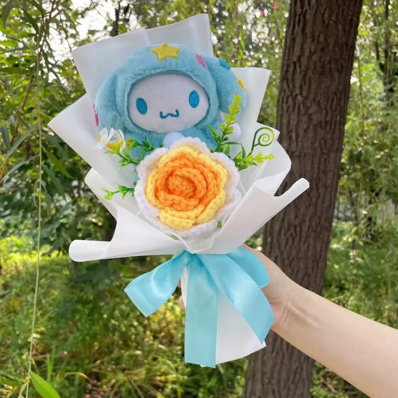 Cartoon My Melody Kuromi Cinnamoroll Kt Cat Plush Doll Creative