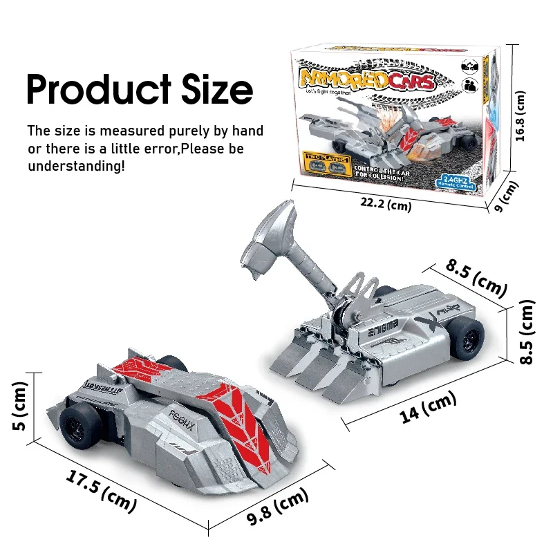 2025 New RC Armored Cars, Remote Control Interactive Collision Vehicles, Ideal Gift for Boys
