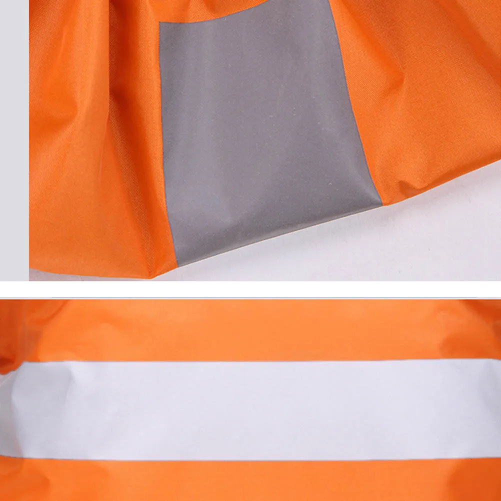

Backpack Rain Cover Waterproof High-Density Nylon Portable Foldable For Hiking Camping Cycling Travel Size M Orange
