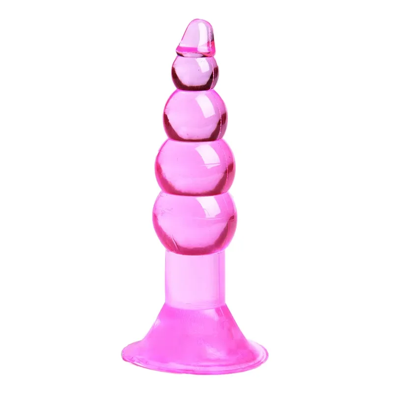 Soft Silicone Anal Plug Anus Masturbator Butt Plugs Expansion Erotic Anal Beads Adult Toy Sexy Anal Toys for Women Gay Couple view 4