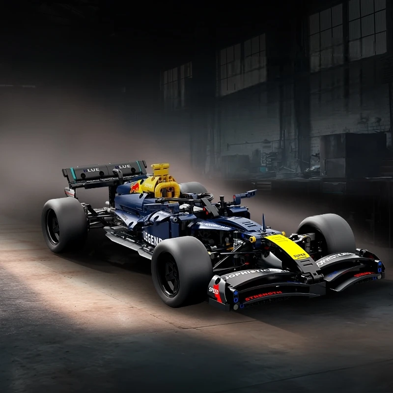 Bloques de construcción educativos para niños, 1000 Uds., coche de carreras de juguete, modelo 3D, estilo MOC creativo, película clásica multicolor, regalo