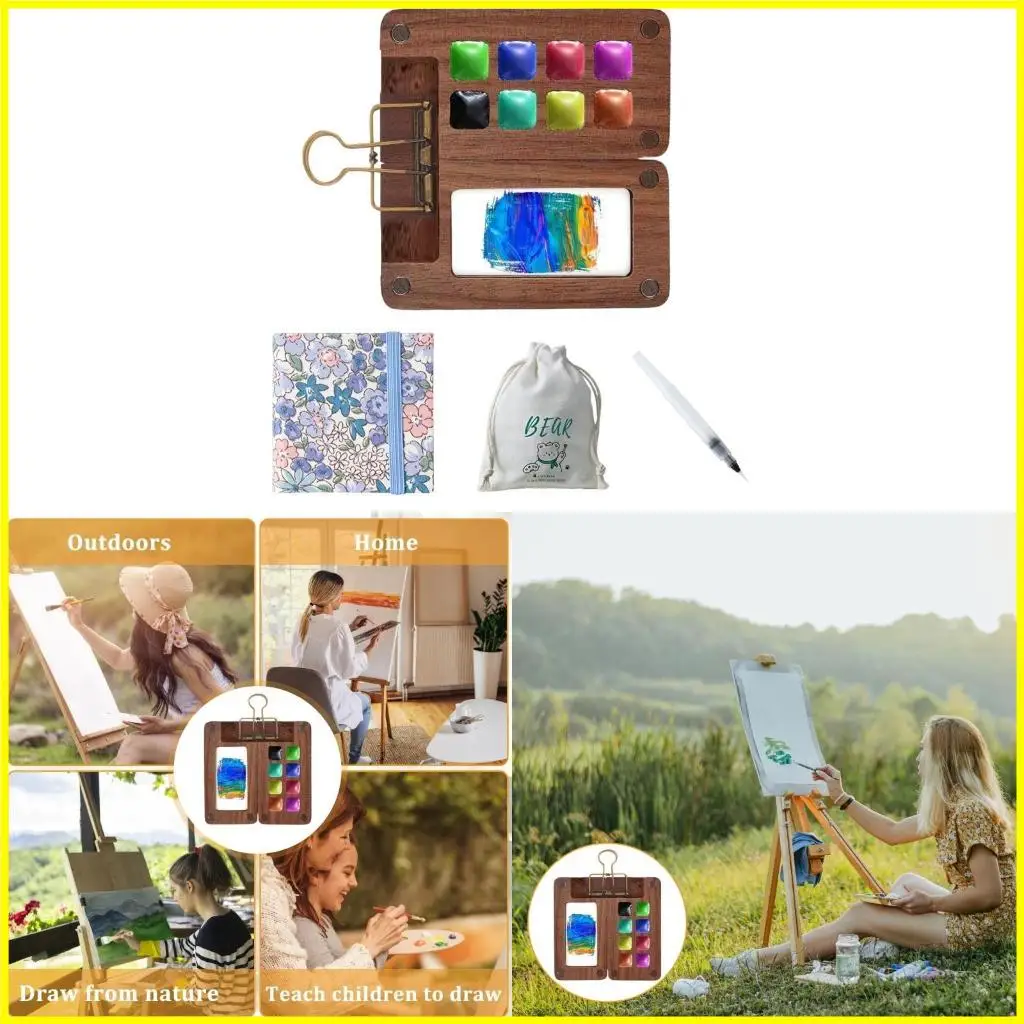

8/15 цветов Sketchbook Palettes Paint Box