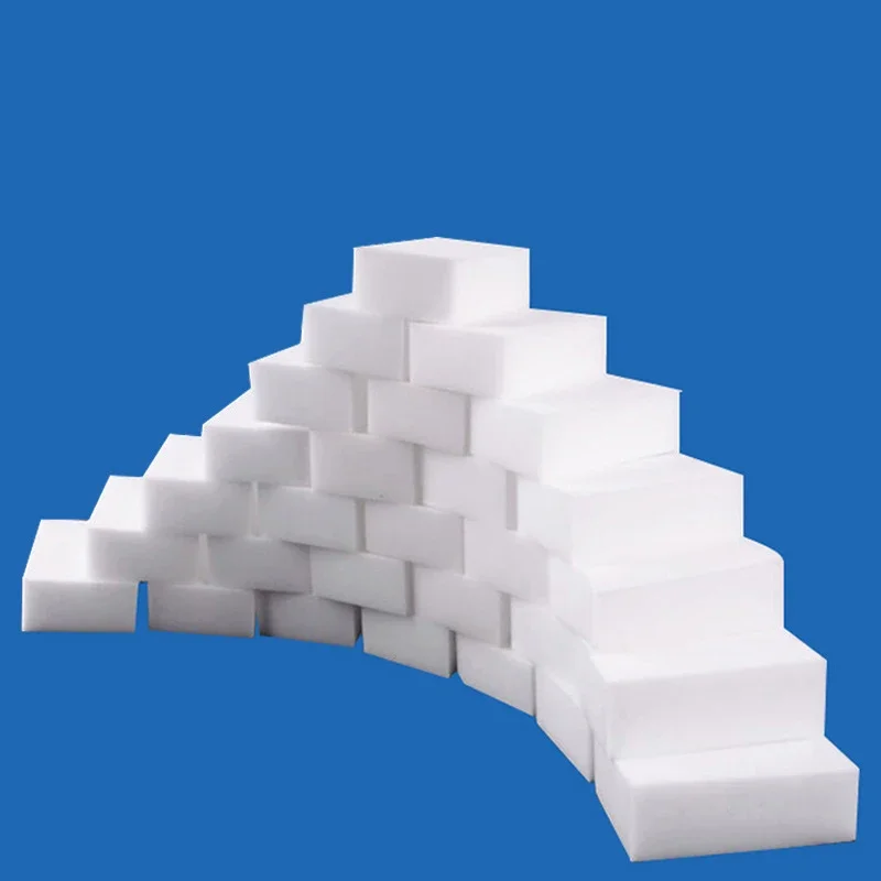 10–50 Stück 100 x 70 x 30 mm magischer Schwamm, Radiergummi, weißer Melamin-Schwamm, Reinigungsschwamm für Küche, Büro, Badezimmer, Reiniger, Reinigungswerkzeug