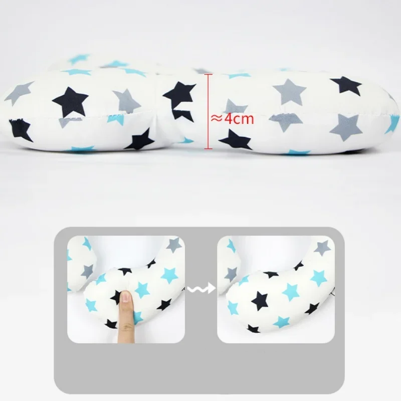 Cartoon Baby Pillow Children's U-shaped Travel Pillow Cotton Soft Baby Travel Car Children's Multi-functional Stroller Pillow