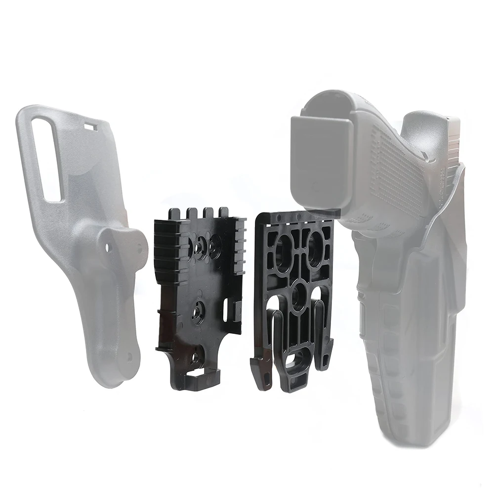1-3PCS QLS Kit for Pistol Holster, Quick Locking System Kit with Qls 19 and Qls 22 Quick Connect Gun Holster Adapter Accessories