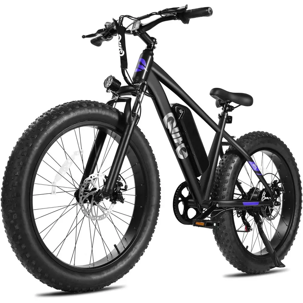 

Adult Electric Mountain Bike, 1200W/1500W Peak, Up to 28/32MPH, 65 Miles Range, 26 Tires, 48V 13AH/15.6AH Battery, 7-Speed Full