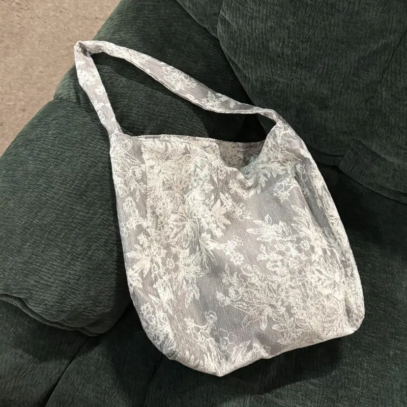 

Модные новые сумки через плечо с жаккардовым узором и вышивкой, премиум-класса, персонализированные, для отдыха, универсальные, вместительные