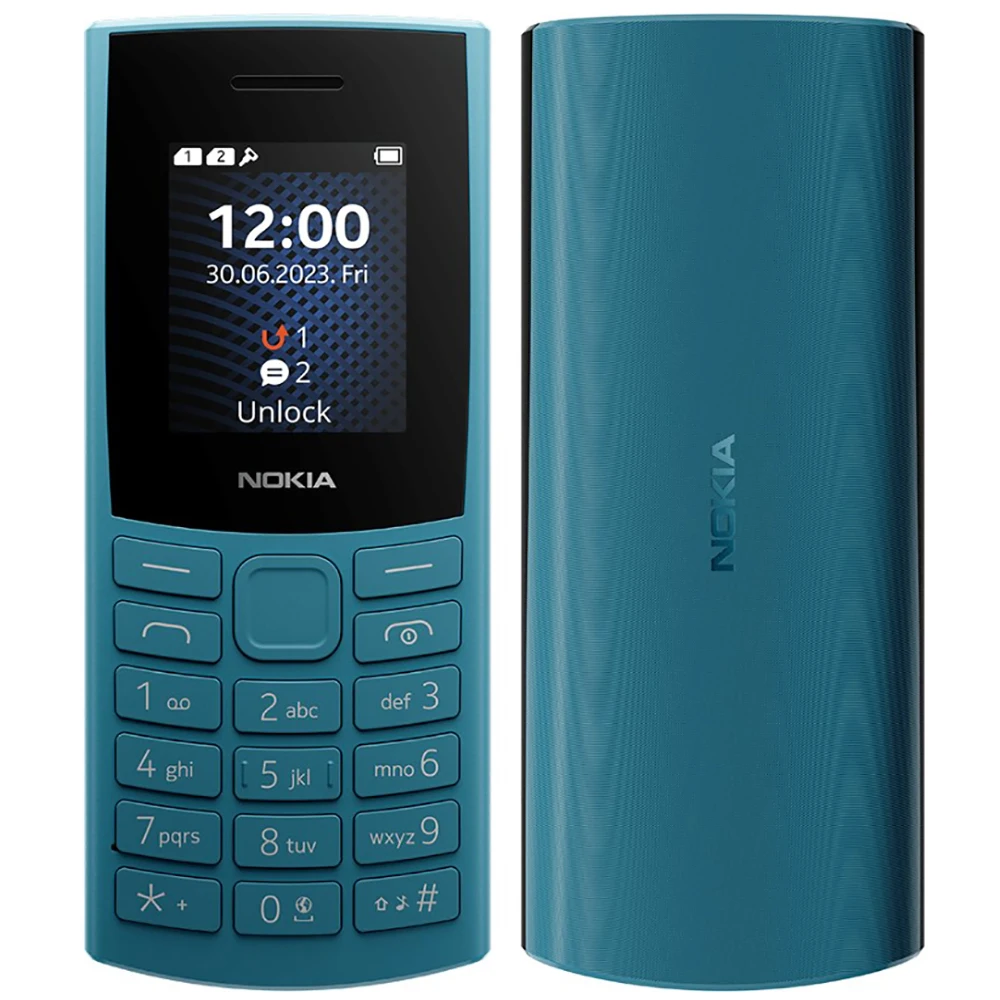Nokia 105 2023 4G Elderly Phone Physical Keyboard 1.8-inch 1450mAh 2SIM FM Radio MP3 LED Flashlight Nokia 105 Backup Phone