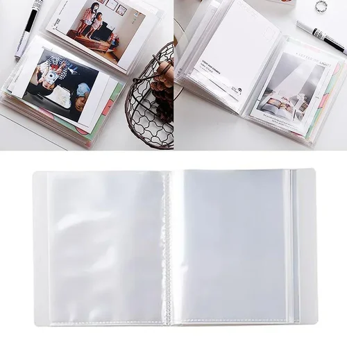 방수 4x6 투명 사진 앨범, 40 포켓, 대용량 포토카드 슬리브, 사진 앨범, 케이팝 바인더 포토카드 거치대