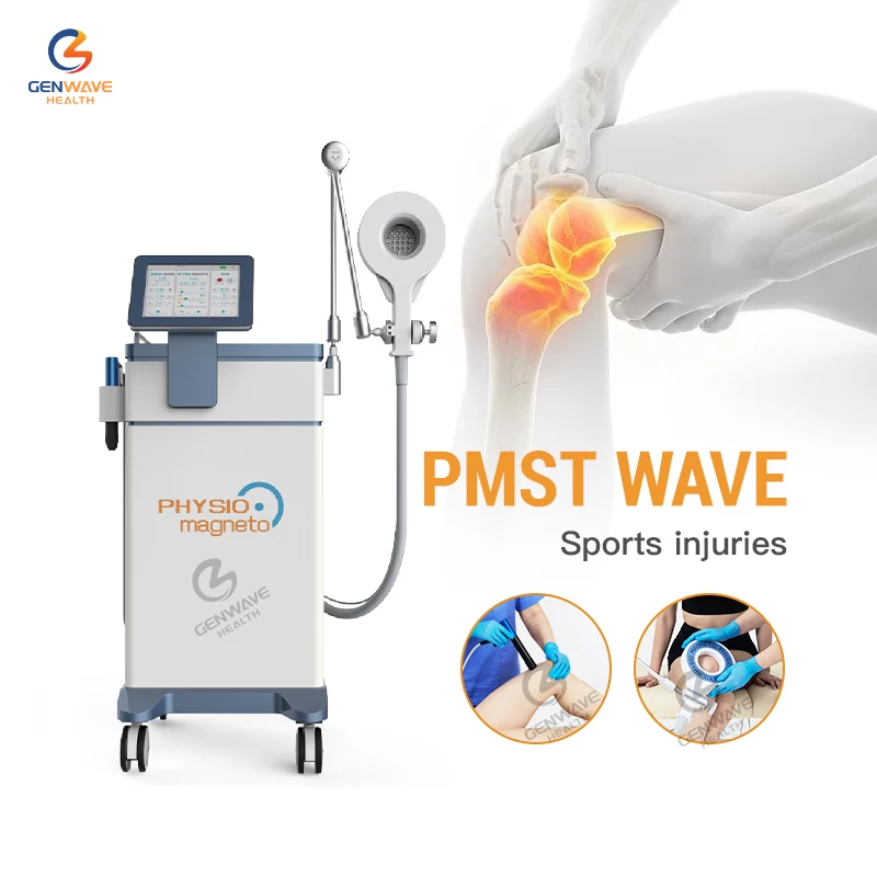 3 in 1 PMST WAVE EMTT Physio Magneto Shockwave Nirs Therapy Device 4Tesla Strong Intensity for Physiotherapy